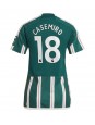 Manchester United Casemiro #18 Auswärtstrikot für Frauen 2023-24 Kurzarm